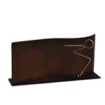 Trofeo hierro negro de Natación varios tamaños.  Ref - BP9910