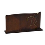 Trofeo hierro negro de atletismo varios tamaños.  Ref - BP9916