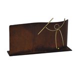 Trofeo hierro negro de atletismo varios tamaños.  Ref - BP9919