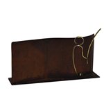 Trofeo hierro negro de pesca varios tamaños.  Ref - BP9921