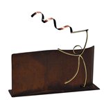 Trofeo hierro negro de gim. ritmica varios tamaños.  Ref - BP9924