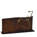 Trofeo hierro negro de gim. ritmica varios tamaños.  Ref - BP9927