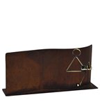 Trofeo hierro negro de ajedrez varios tamaños.  Ref - BP9928