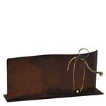 Trofeo hierro negro de petanca varios tamaños.  Ref - BP9932