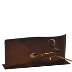 Trofeo hierro negro de remo varios tamaños.  Ref - BP9938