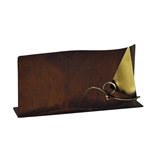 Trofeo hierro negro de vela varios tamaños.  Ref - BP9944