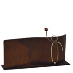 Trofeo hierro negro de arbitro varios tamaños.  Ref - BP9946