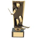 Trofeo deportivo esquí varios tamaños.  Ref - BP104