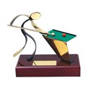 Figura de Latón Oro viejo Billar BP300/1BI