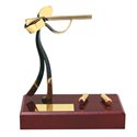 Figura de Latón Oro viejo  Tiro con escopeta BP300/1 TS