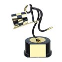 Trofeo deportivo figura latón cm 17 Auto Ref BP700/1AU