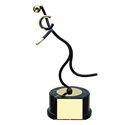 Trofeo deportivo figura latón cm 17 Balonmano Ref BP700/1BN