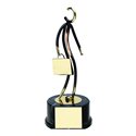 Trofeo deportivo figura latón cm 17 Ejecutivo Ref BP700/1EJ