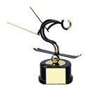 Trofeo deportivo figura latón cm 17 Esquí Ref BP700/1EQ