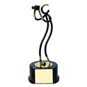 Trofeo deportivo figura latón cm 17 Dotografía Ref BP700/1FO