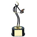  Trofeo deportivo figura latón cm 17 PIntura Ref BP700/1PN