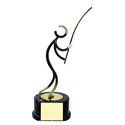 Trofeo deportivo figura latón cm 17 Pesca Ref BP700/1PS