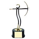 Trofeo deportivo figura latón cm 17 Tiro con arco Ref BP700/1 TA